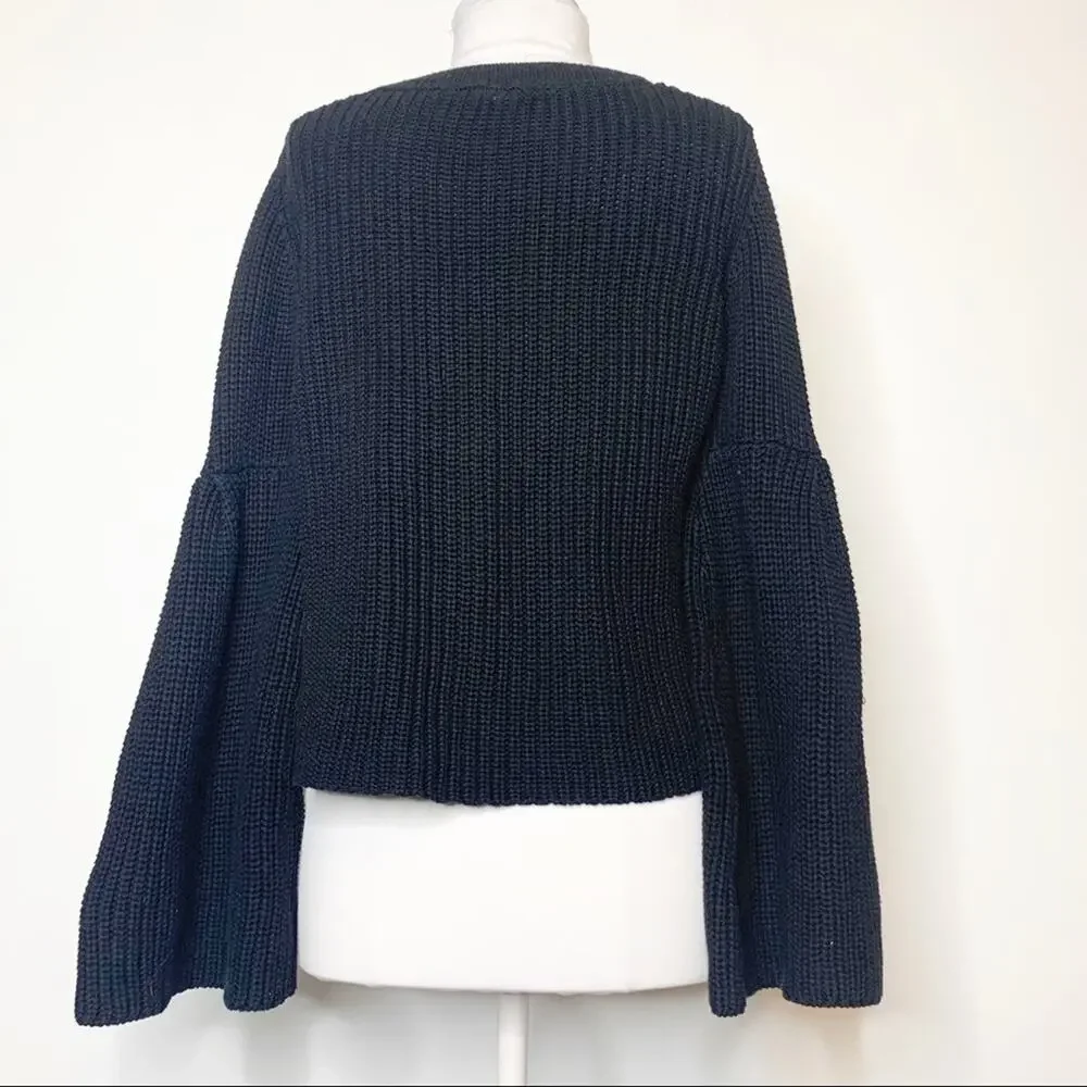 Free people damsel bell sleeve sweater